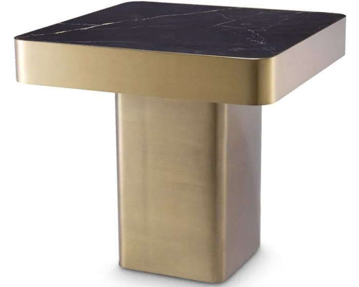 Eichholtz Side Table Luxus in Brushed Brass