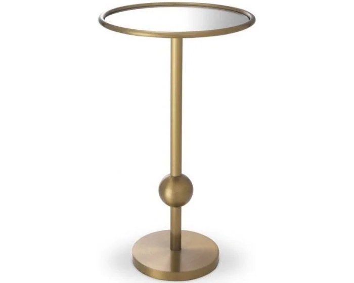 Eichholtz Side Table Narciso in Brushed Brass