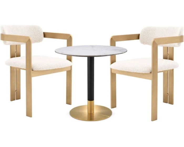 Eichholtz Trevor Dining Set – Ceramic Marble Look A113482