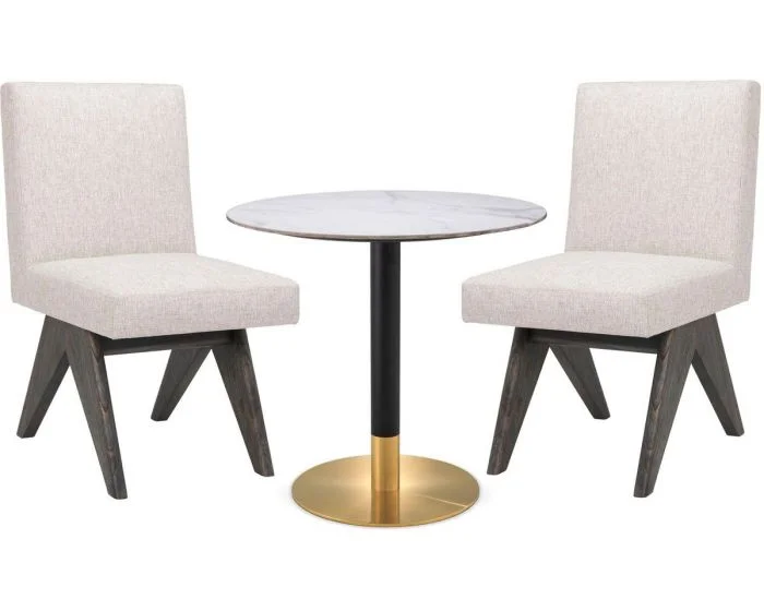 Eichholtz Trevor Dining Set – Ceramic Marble Look A113676