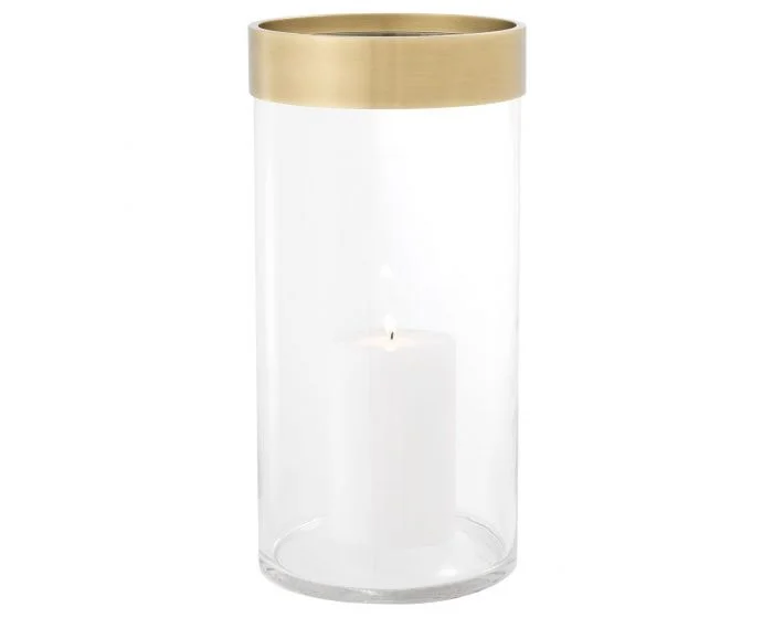 Eichholtz Vertex Antique Brass Finish Large Hurricane