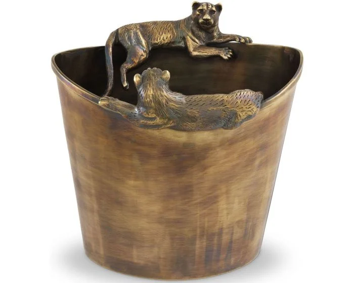 Eichholtz Wine Cooler Jordan in Vintage Brass