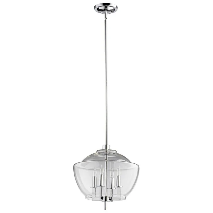Empoli Four Light Pendant – Clear