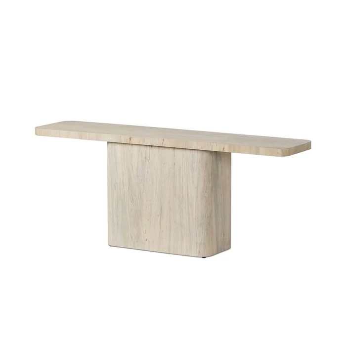 Esmi Console Table – Bleached Spalted Primavera