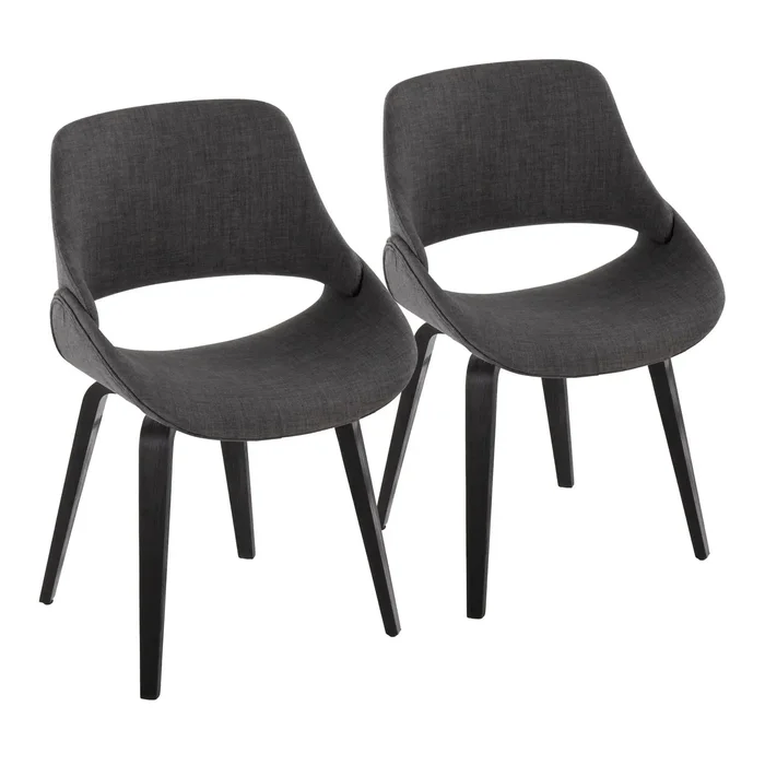 Fabrico – Mid Century Modern Comfortable Design Dining Chair (Set of 2)