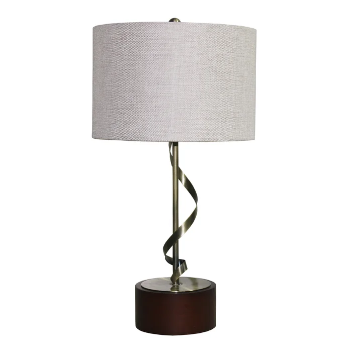 Foundry Twisted Metal Table Lamp