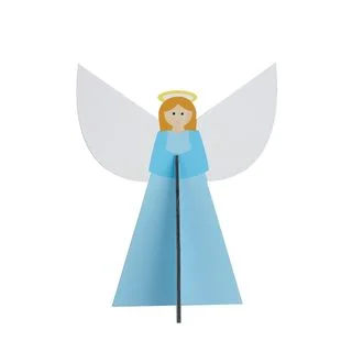 Gabrielle the Angel decoration (medium) Set Of 6