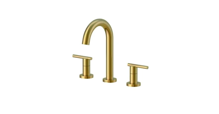 Gerber Parma 1.2 GPM Deck Mounted Widespread Bathroom Faucet with Pop-Up Drain Assembly