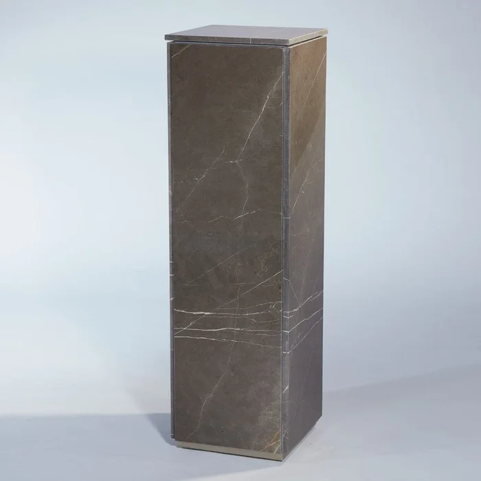 Graffito Marble Pedestal