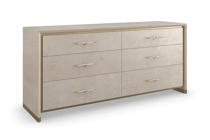 Hang Up Dresser Dresser Dry Martini, Winter Frost, Brushed Gold