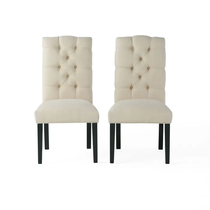 Harding – Tufted Dining Chair (Set of 2) – Natural