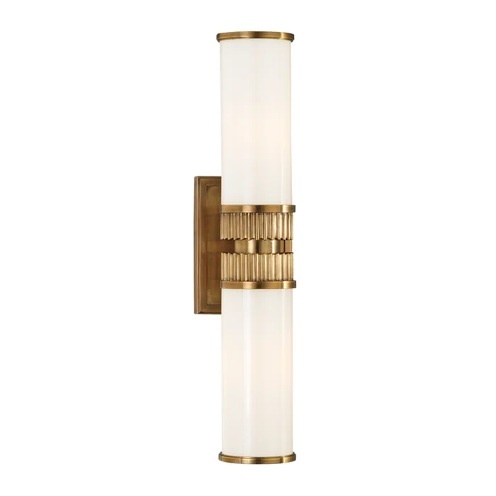 Harper 2 Light Bath Bracket Aged Brass