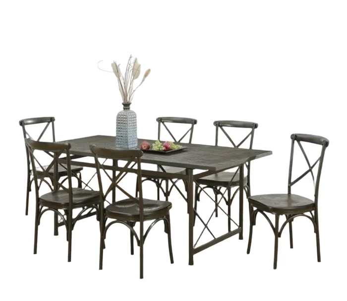 Hawthorne Dining Table – Industrial Chic Design