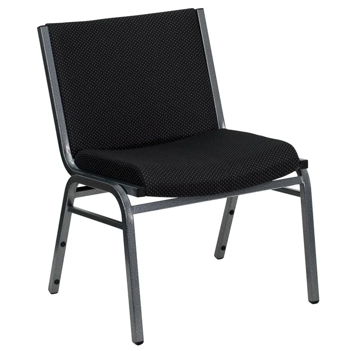 Hercules Series Big & Tall 1000 Lb. Rated Black Fabric Stack Chair By Flash Furniture – Black