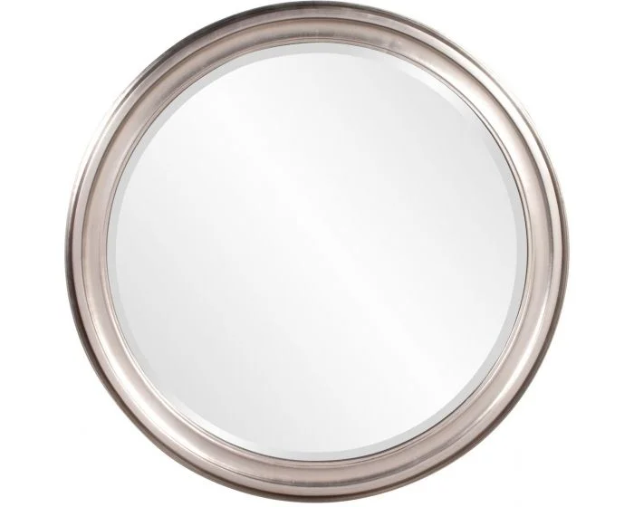 Howard Elliot George 36″ Mirror in Silver (Dropshippable)