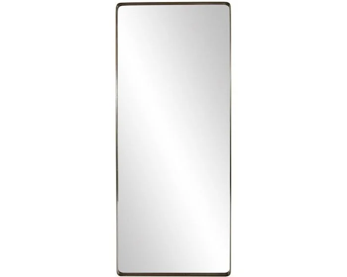Howard Elliot Steele Brass Oversize Mirror