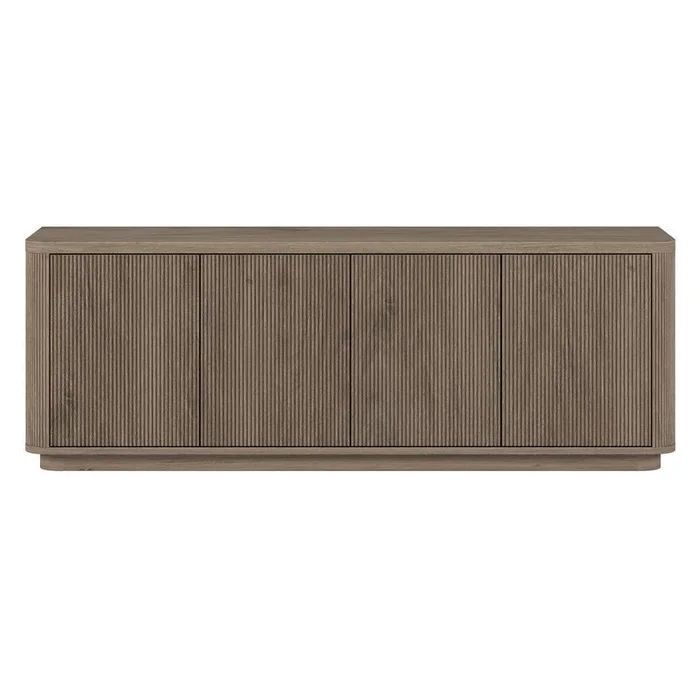 Hudson & Canal – Easton Rectangular TV Stand for TVs up to 75in in Antiqued Gray Oak – TV2143