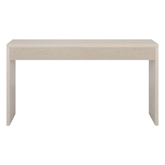Hudson & Canal – Lawrence 55in Wide Rectangular Console Table in Alder White – AT2055
