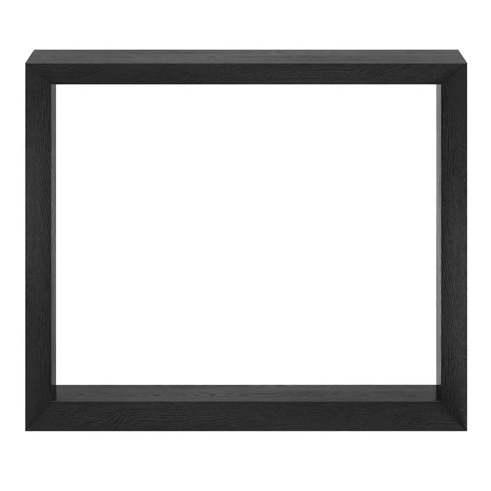 Hudson & Canal – Osmond 36in Wide Rectangular Console Table in Black Grain – AT2114