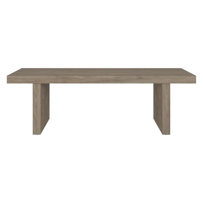 Hudson & Canal – Soren 48in Wide Rectangular Coffee Table in Antiqued Gray Oak – CT2247
