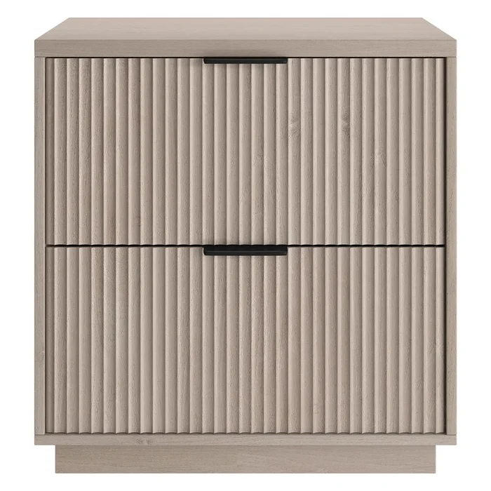 Hudson & Canal – Yarden 24in Wide Rectangular Nightstand in Alder White – NS2289