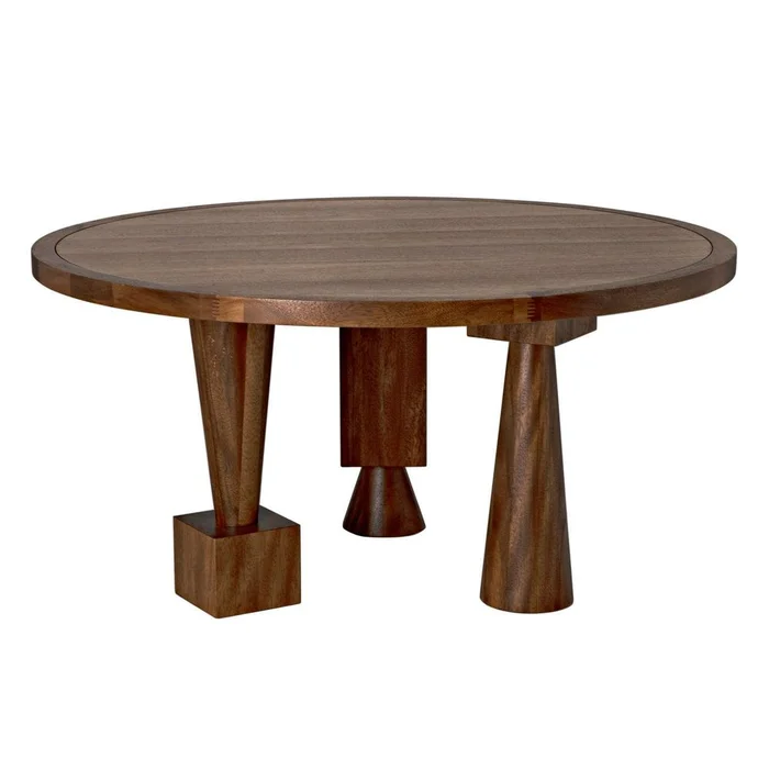 Hybrid Dining Table – Dark Walnut