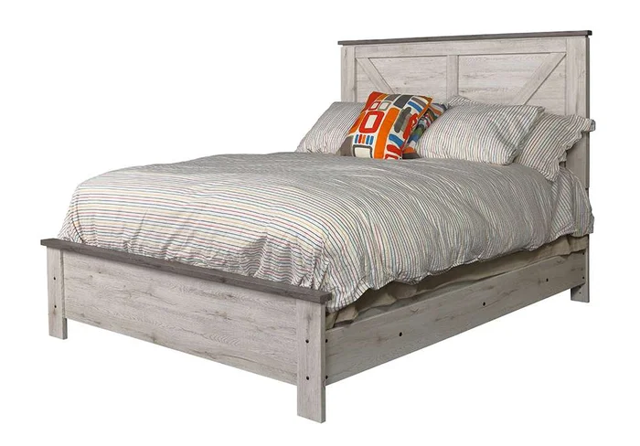 Ideaitalia Furniture – Seashell&Oak – Queen Bed – AD3QHB_AD3QFB_AD3QRS