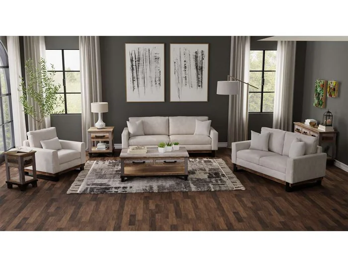 IFD – Blackburn – Metal & Wood Base, Loveseat – IUP778-LOV-210