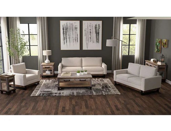 IFD – Blackburn – Metal & Wood Base, Sofa – IUP778-SOF-161