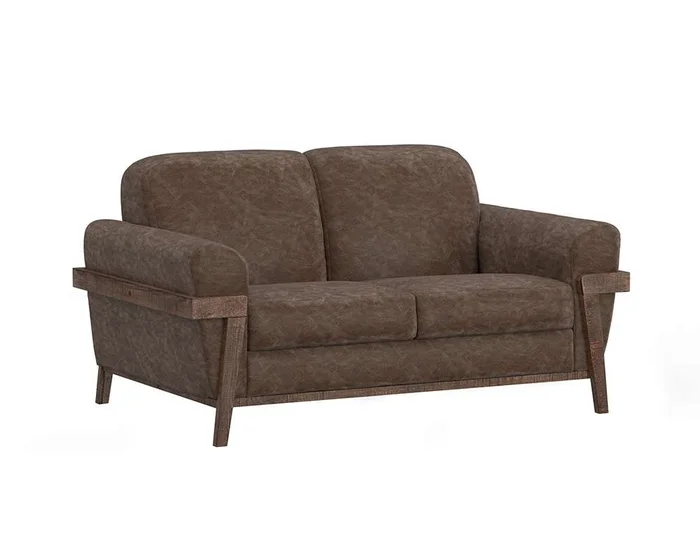 IFD – Loft Brown – Wooden Frame & Base, Loveseat – IUP644-LOV-212