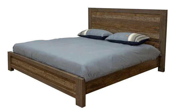 IFD – Loft Brown Low Profile Queen Bed – IFD6442BED-Q