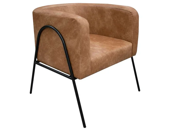 IFD – Malibu – Wooden Frame & Metal Base, Armchair – IUP317-ACH-202