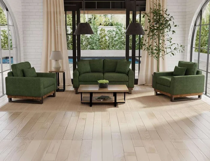 IFD – Mita – Metal & Wood Base, Loveseat – IUP241-LOV-111