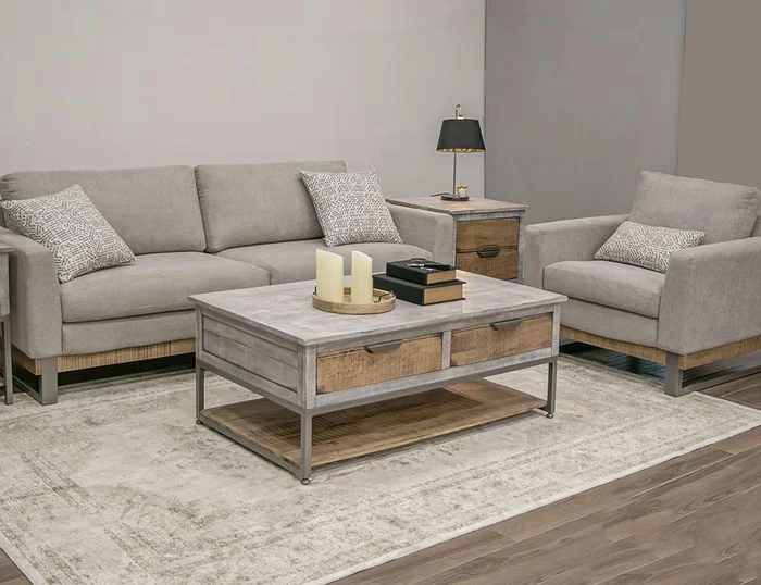 IFD – Mita – Metal & Wood Base, Loveseat – IUP241-LOV-161