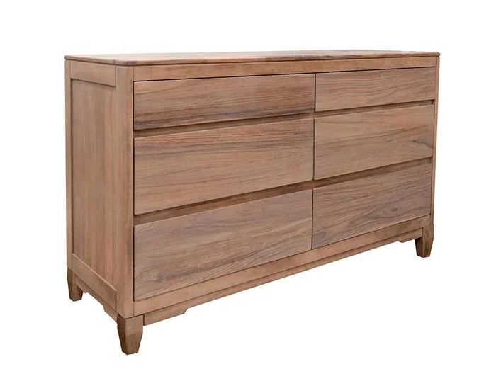 IFD – Parota Nova – 6 Drawer Dresser – IFD6212DSR
