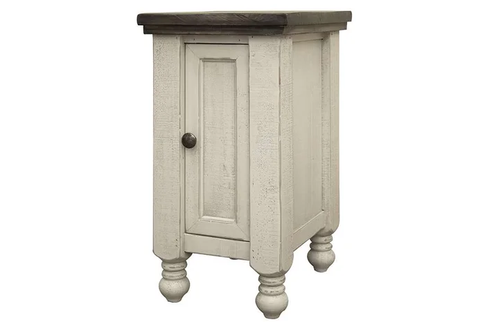 IFD – Stone 1 Door Chairside Table – IFD4691CST