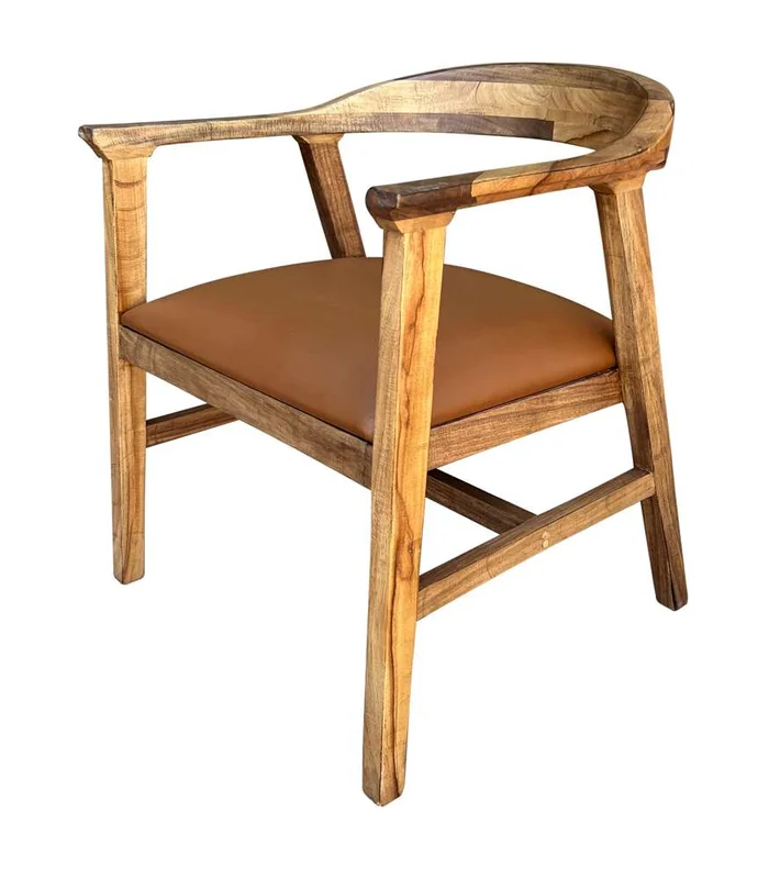 IFD – Tulum Solid Wood Chair w/Uph. Seat – IFD6222CHR