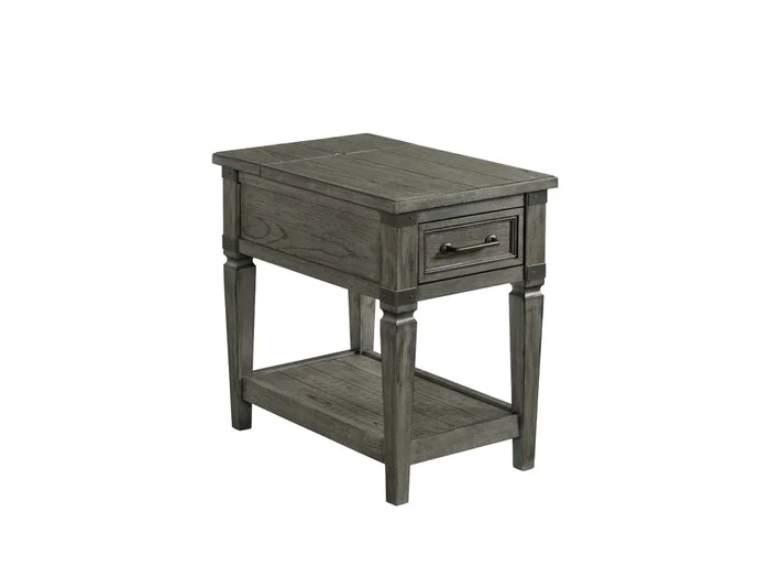 Intercon Furniture – Foundry 17 Chairside Table – FR-TA-1726-PEW-C