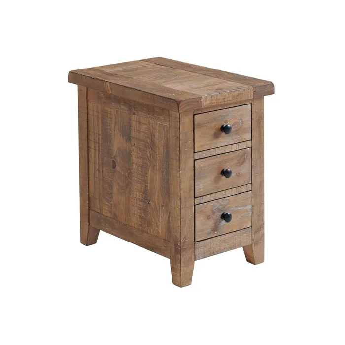 Intercon Furniture – Highland Chairside Table, 16×24 -HI-TA-1624-SWH-C