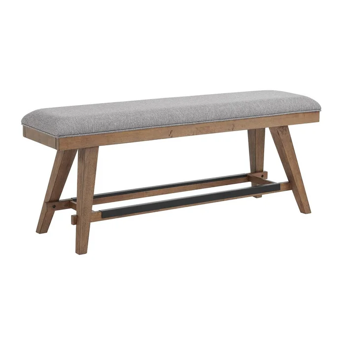Intercon Furniture – Oslo 63 Counter Bench w/Cushion – OS-BS-6316B-WCT-K24