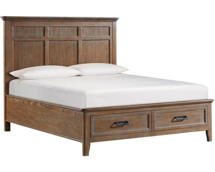 Intercon Furniture Alta Queen Storage Bed in Harvest
