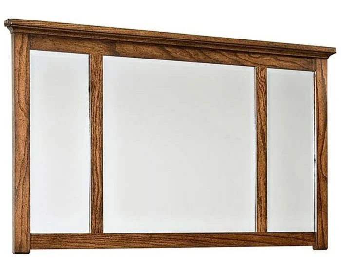 Intercon Furniture Oak Park Dresser Mirror in Mission