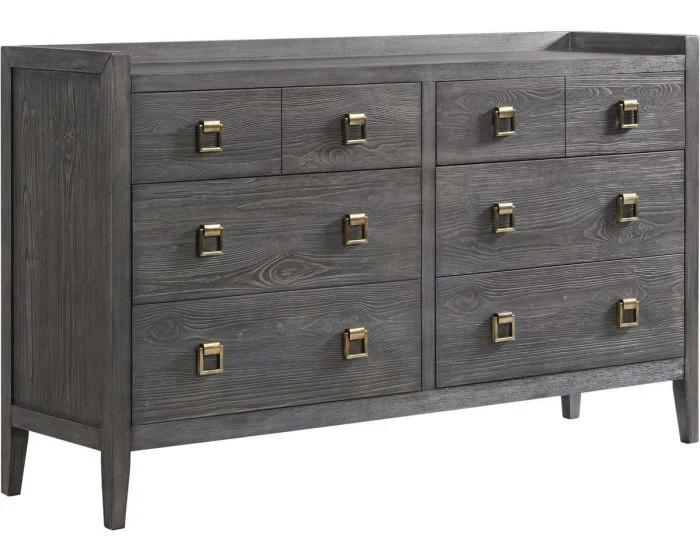 Intercon Furniture Portia Dresser 6 Drawer in Brushed Brindle
