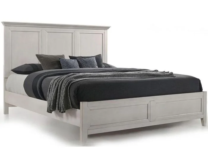 Intercon Furniture San Mateo Queen Panel Bed in White