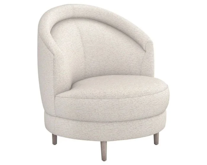 Interlude Home Capri Grand Swivel Chair- Drift