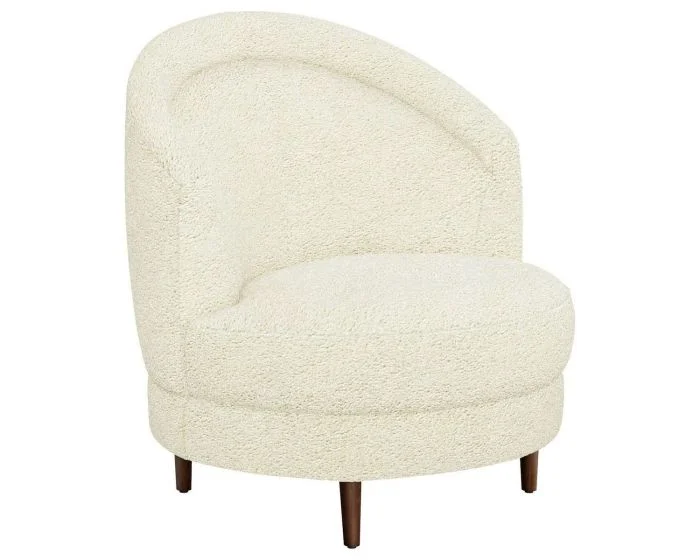 Interlude Home Capri Grand Swivel Chair in Down