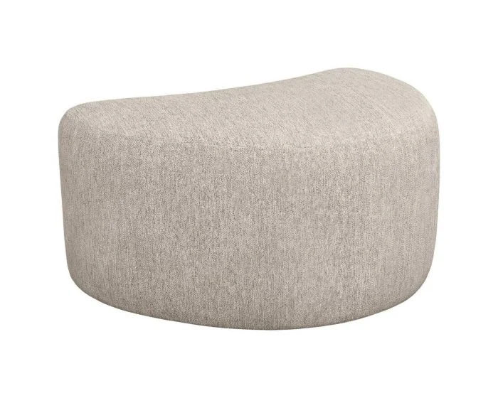 Interlude Home Carlisle Left Ottoman in Bungalow