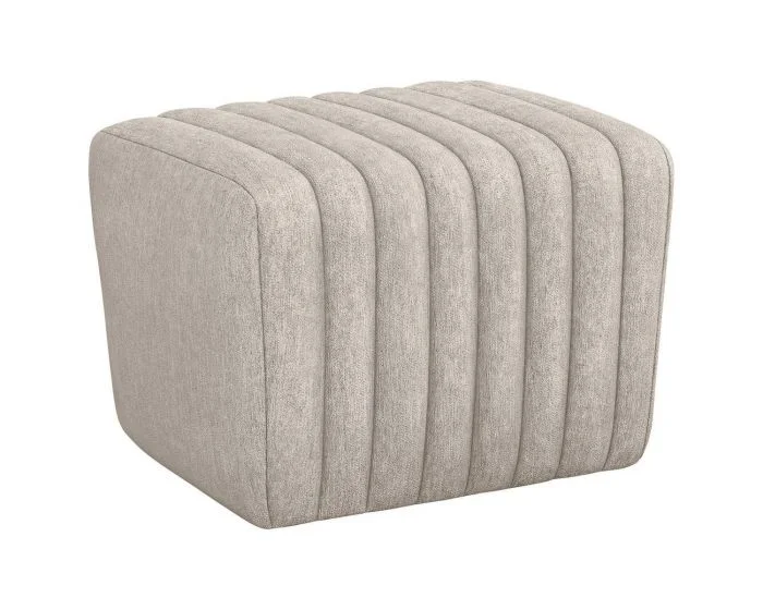 Interlude Home Channel Ottoman in Bungalow