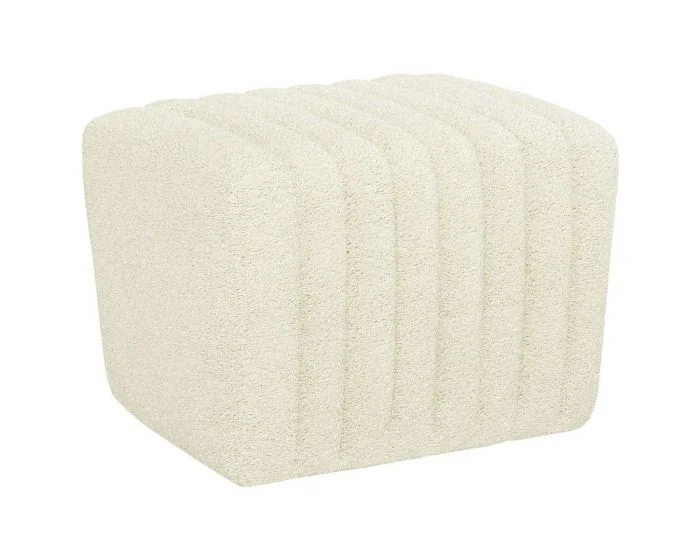 Interlude Home Channel Ottoman in Down