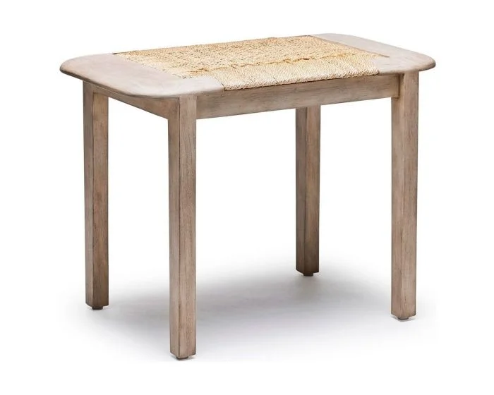 Interlude Home Juno Stool in Washed White (CL1A) – CLEARANCE SALE